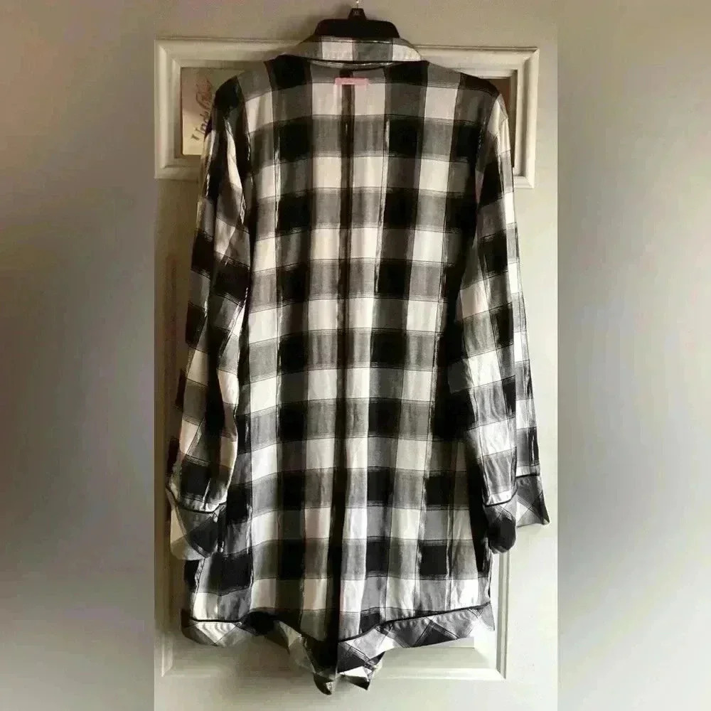 Victoria's Secret XL Buffalo Plaid Short romper Jumpsuit One Piece - Picture 9 of 14